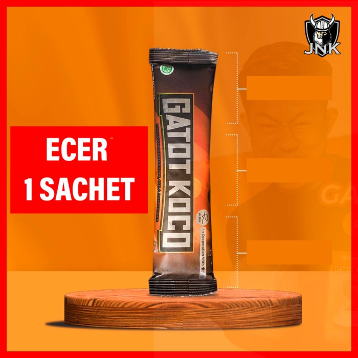 

ECER Kopi GATOT KOCO 1 Sachet | Gatotkoco Coffee By Dr.Hen Suplemen