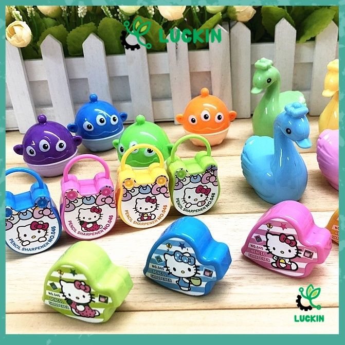 

Luckin (1pc) Rautan Kecil Motif Karakter / Rautan Mini Sanrio / Serutan Pensil Sanrio Unicorn
