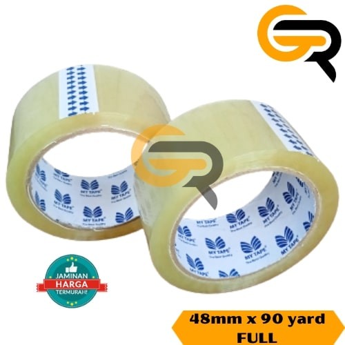 

Lakban Bening 90yard 2inch 48mm 82meter Lakban Murah Mytape Kualitas Daimaru Gudang Rekat