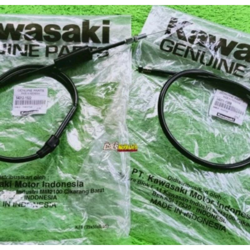 kabel gas ninja kiss r ss dan kabel kopling ninja r ss kiss stang pipa