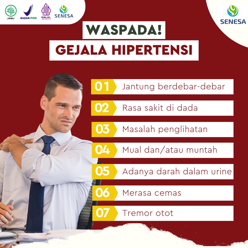 Senesa - Teh Tensan untuk Permasalahan Hipertensi Darah Tinggi