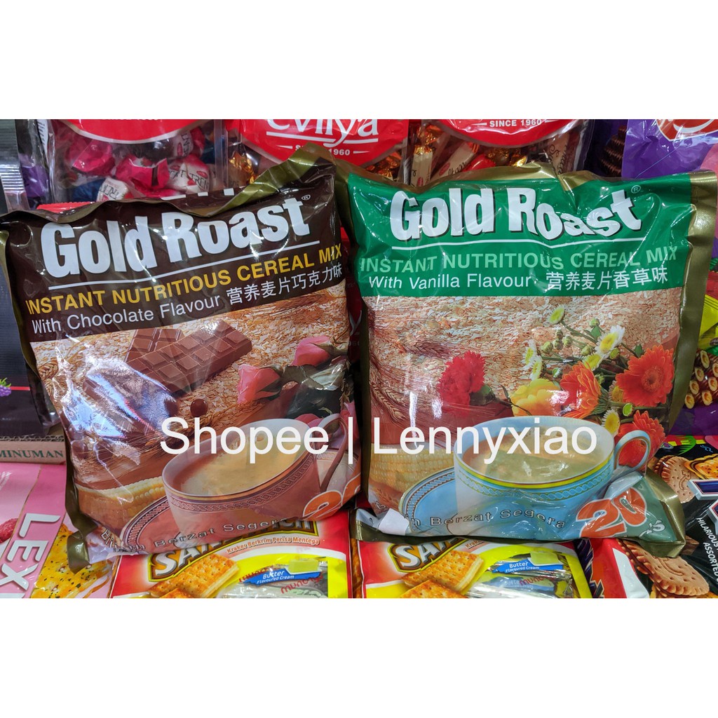

Gold Roast Oat Cereal Sereal Gandum Bek Coklat Vanilla