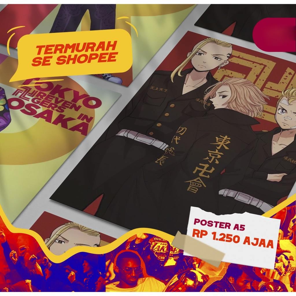 Poster's House | [ISI 12PCS] Poster Anime Tokyo Revengers Dinding Kamar Touman Tokyo Manji Draken Mikey Sano Manjiro