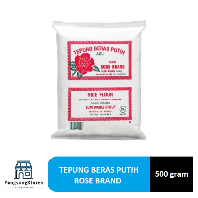 

[Big Sale] 1 Dus Isi 20 Bungkus Tepung Beras / Ketan Rose Brand 500 gram - Tepung Beras