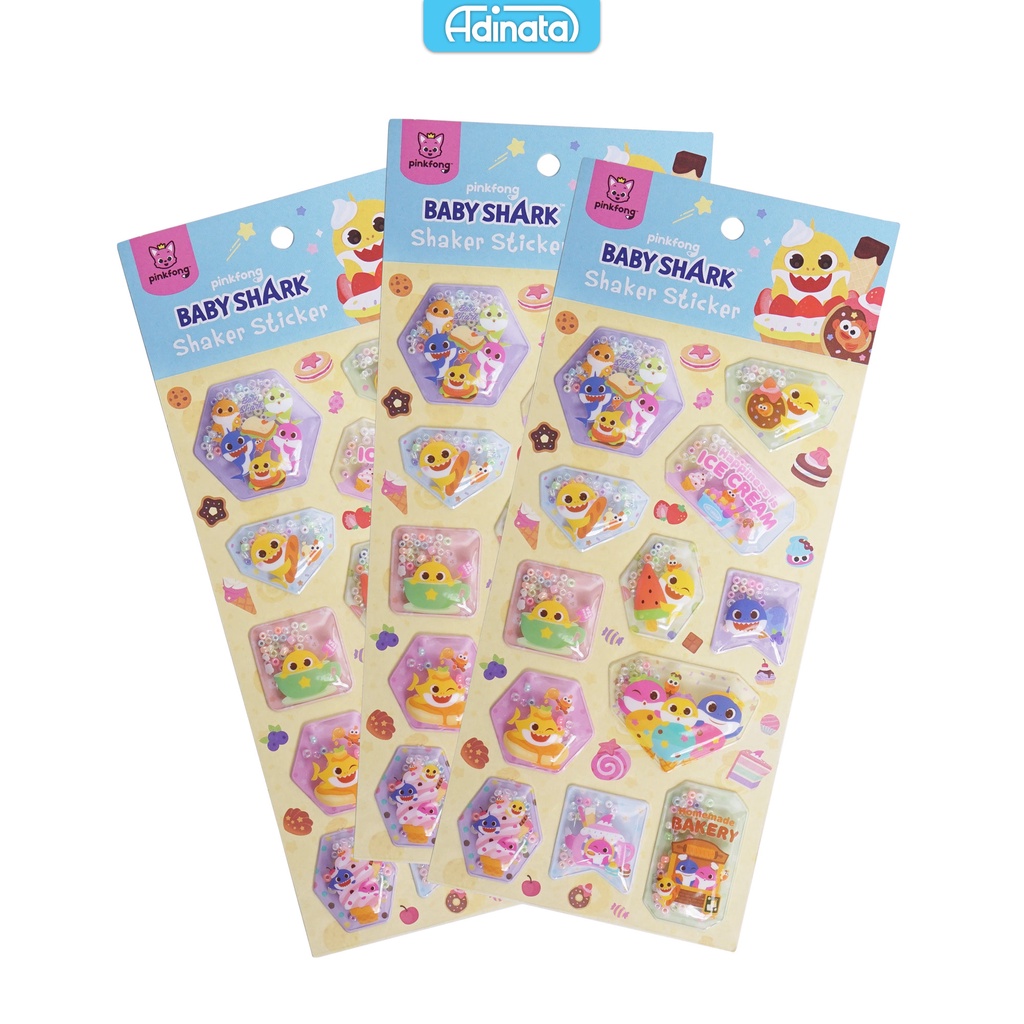 

Baby Shark Shaker Stickers 2330-6178 - Adinata / Sticker