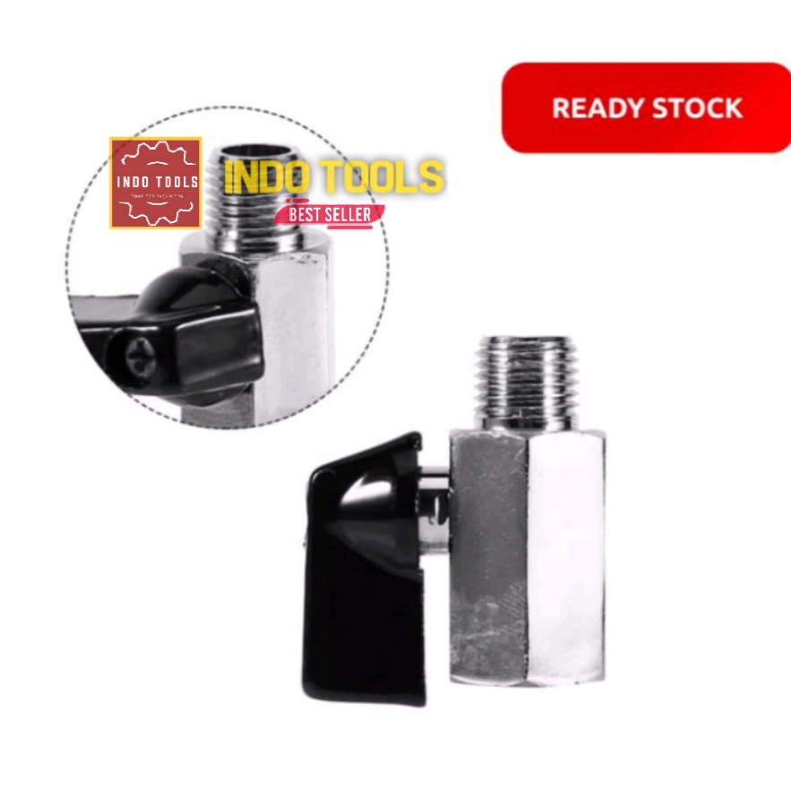 kran 1/4 Mini Ball valve Male Female 1/4" inch Import QUALITY stainless