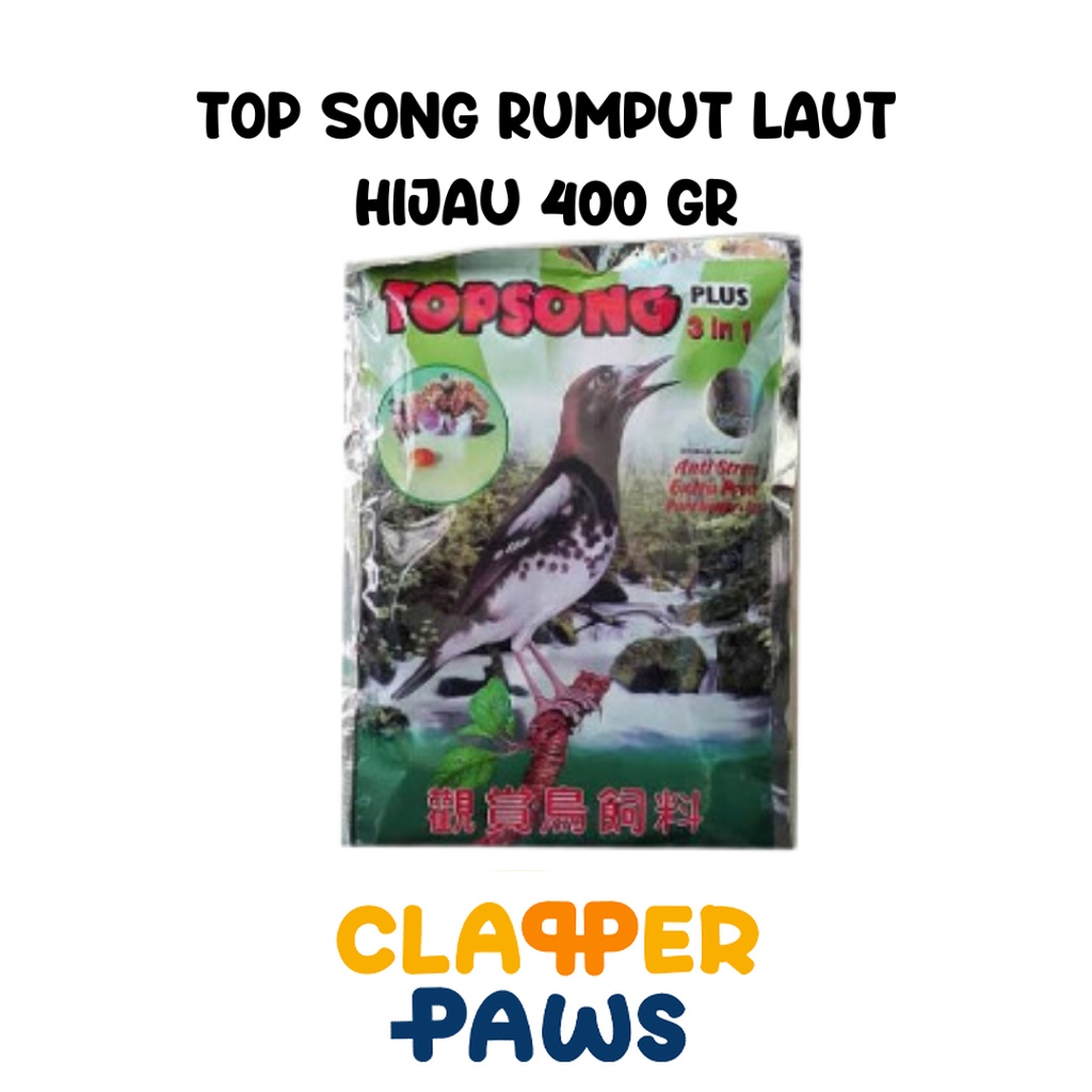 Top Song Rumput Laut- Hijau - Topsong Rumput Laut  Pakan Burung