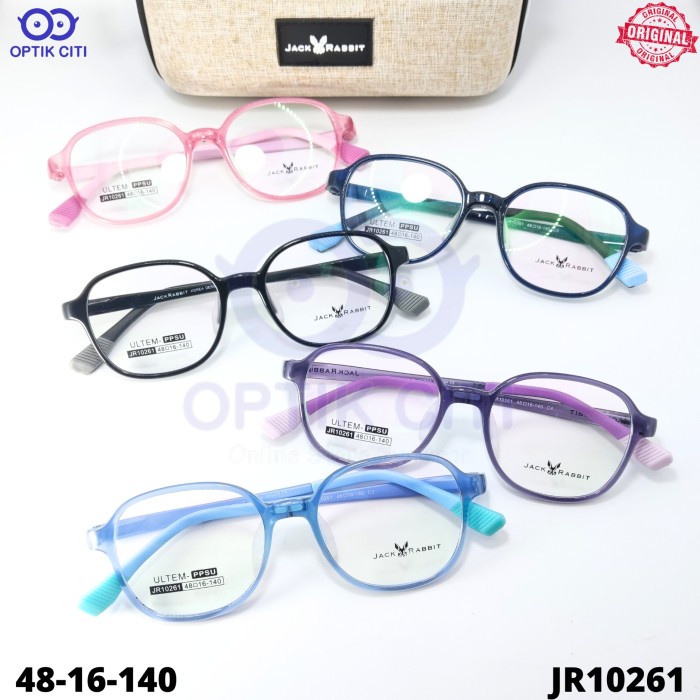 Frame Kacamata Anak-Anak Jack Rabbit JR 10261 Lentur Ringan Original