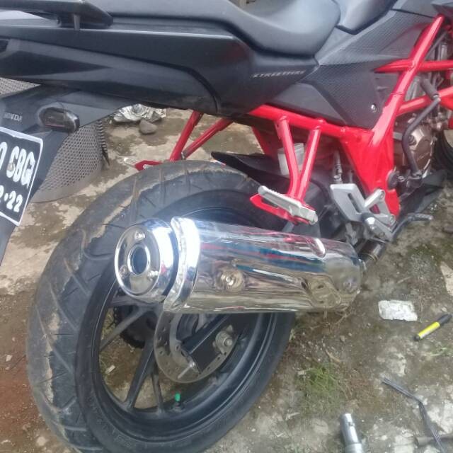 Knalpot standar racing tiger revo byson byson verza megapro tsukigi