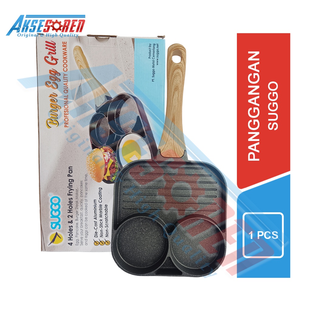 Aksesoren Panggangan Penggorengan Serbaguna Suggo / Bunger Egg Grill / Alat Masak Teflon Wajan Loyan