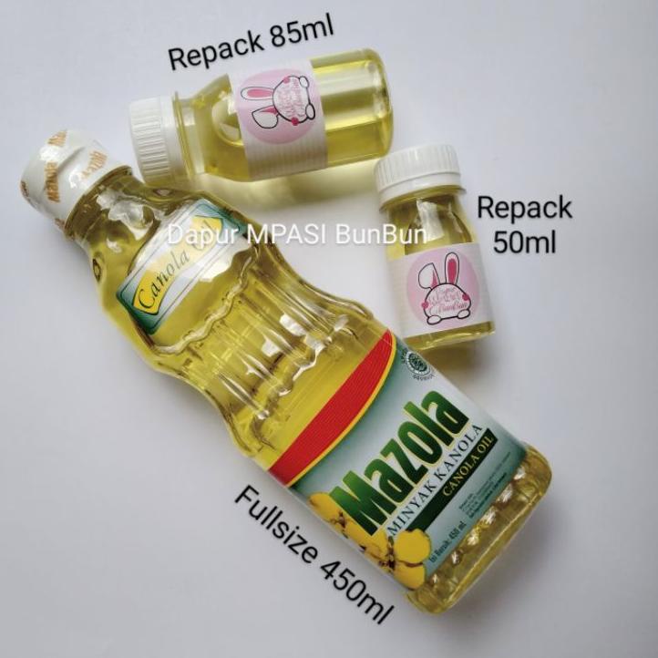 

COD ↘ ️ bunsbaby ️ Minyak Kanola Mazola MPASI 50ml 85ml Canola Oil ㅟ
