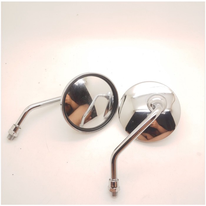 Spion Cb100 Model Mini Chrome Nekel Kaca Cembung