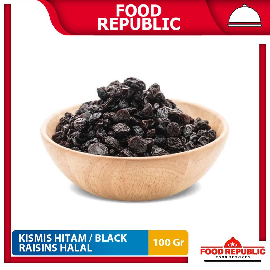 

Kismis Hitam / Black Raisin 100 GR Halal Premium