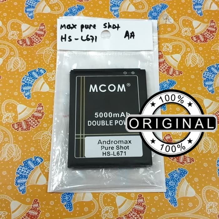 Battery Batre Baterai Double Power Mcom Hisense Pureshot L671 HS-L671 Kapasitas 5000 mah