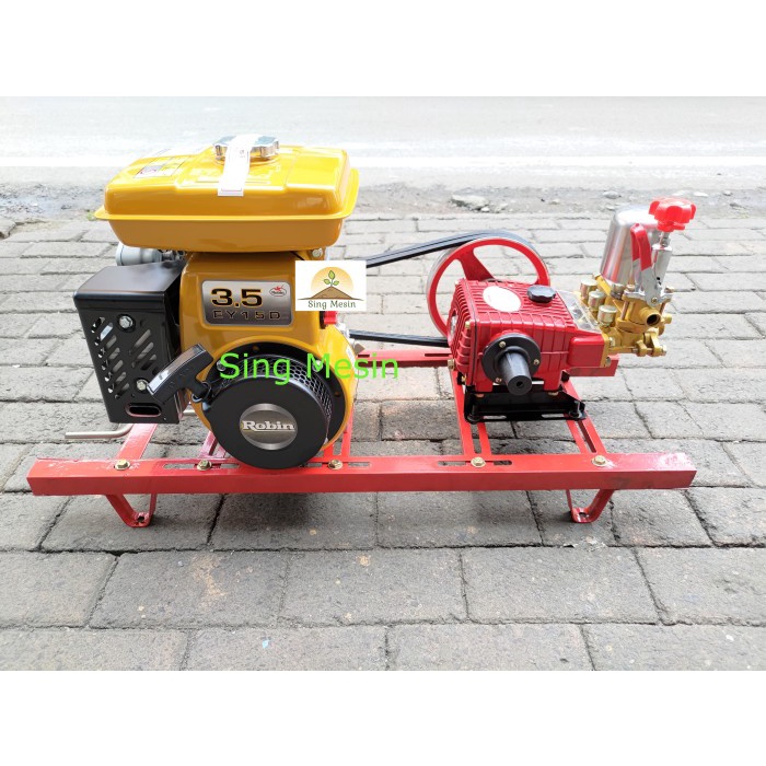 Mesin Steam Cuci Motor Mobil Robin EY 15 Complete Power Sprayer set