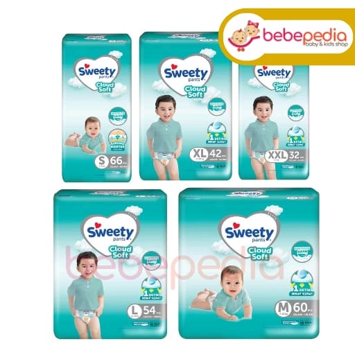 

COD Sweety Silver Pants Sweety Popok Celana S66 M60 L54 XL42 XXL36