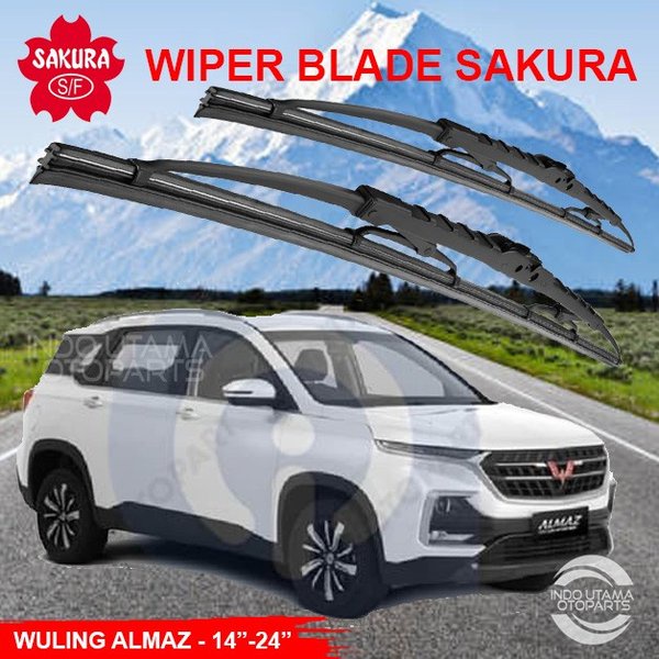 Wiper Kaca Depan Wuling Almaz Wiper Mobil SAKURA
