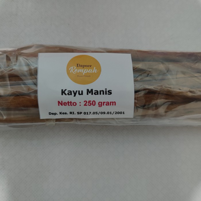 

250 gram Kayu manis batang / Cinnamon Stick
