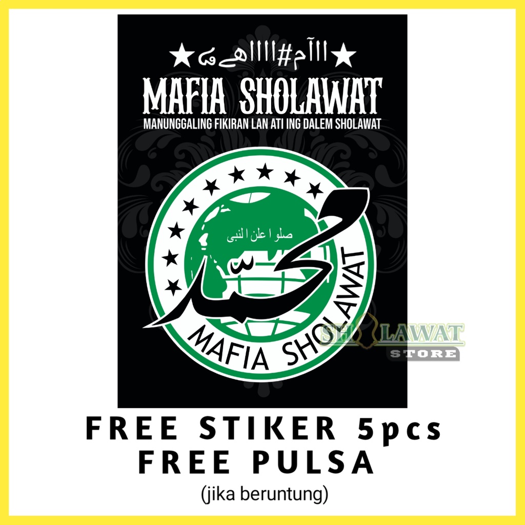 Bendera Mafia Sholawat Besar / Bendera Majelis 1 Cinta / Bendera Majelis Syekhermania / Bendera Shol