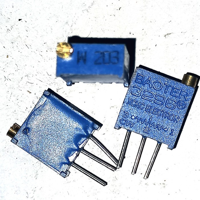 VR 203 20k 20 k multiturn original resistor variabel trimpot variable ori asli