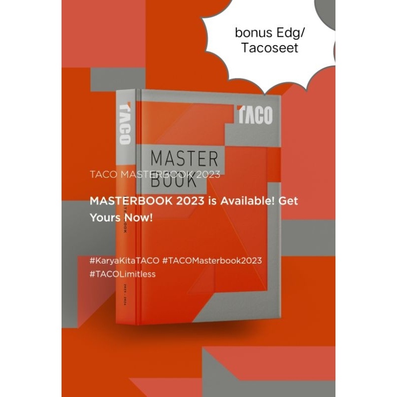 TACO HPL KATALOG MASTERBOOK TERBARU HPL 2023/2024