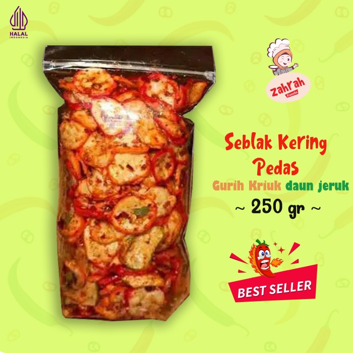 

Seblak Kering Pedas 250 gr - Gurih Kriuk / Sebring Camilan Instant