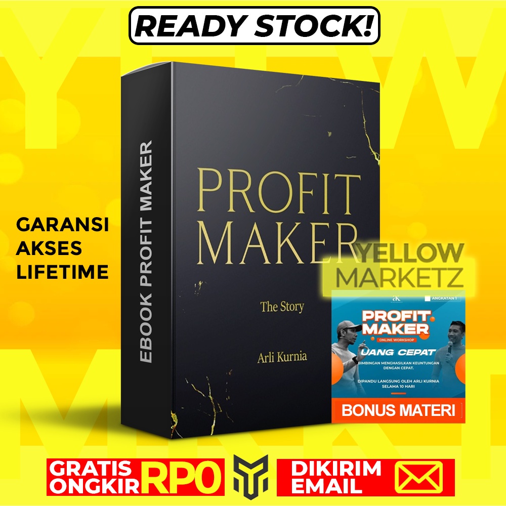 PROFITMAKER PDF Arlikurnia - PROFIT MAKER Cara Bikin Usaha & Bisnis Meski Tanpa Ide Tanpa Modal + BO