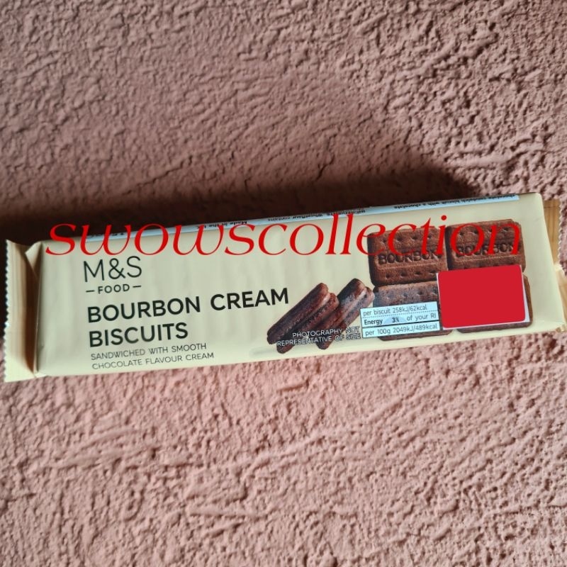 

M&S MARK MARKS & AND SPENCER BOURBON CREAM BISCUITS BISCUIT BISKUIT CHOCOLATE COKLAT COKELAT