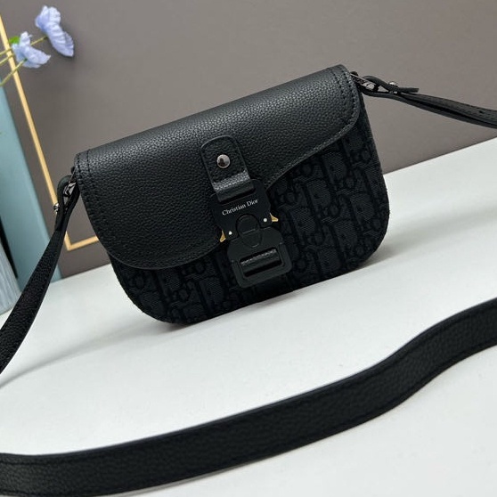 Dior Original Authentic Saddle Bag New Product Sale Product Leather Canvas High Quality Crossbody Ba