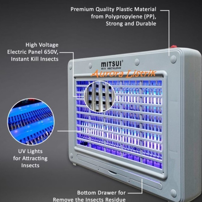 Lampu Lantern UV Perangkap Pembasmi Nyamuk Sunsonic - 2 Watt