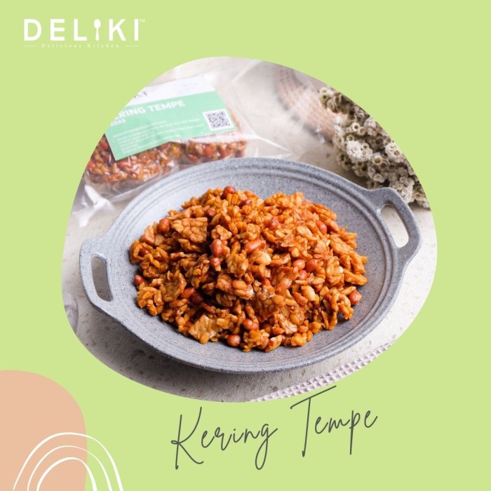 

[KUALITAS TERBAIK] DELIKI Kering Tempe No MSG Pedas