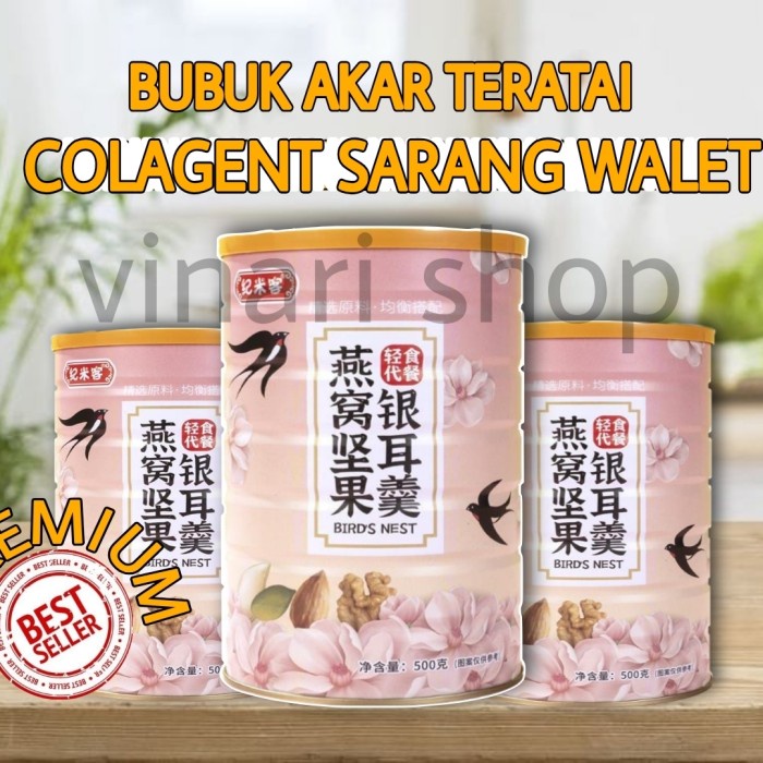 

✨PROMO✨ -(PREMIUM)Ou Fen Colagen Bubuk Akar Teratai Sarang Walet 500gr Halal