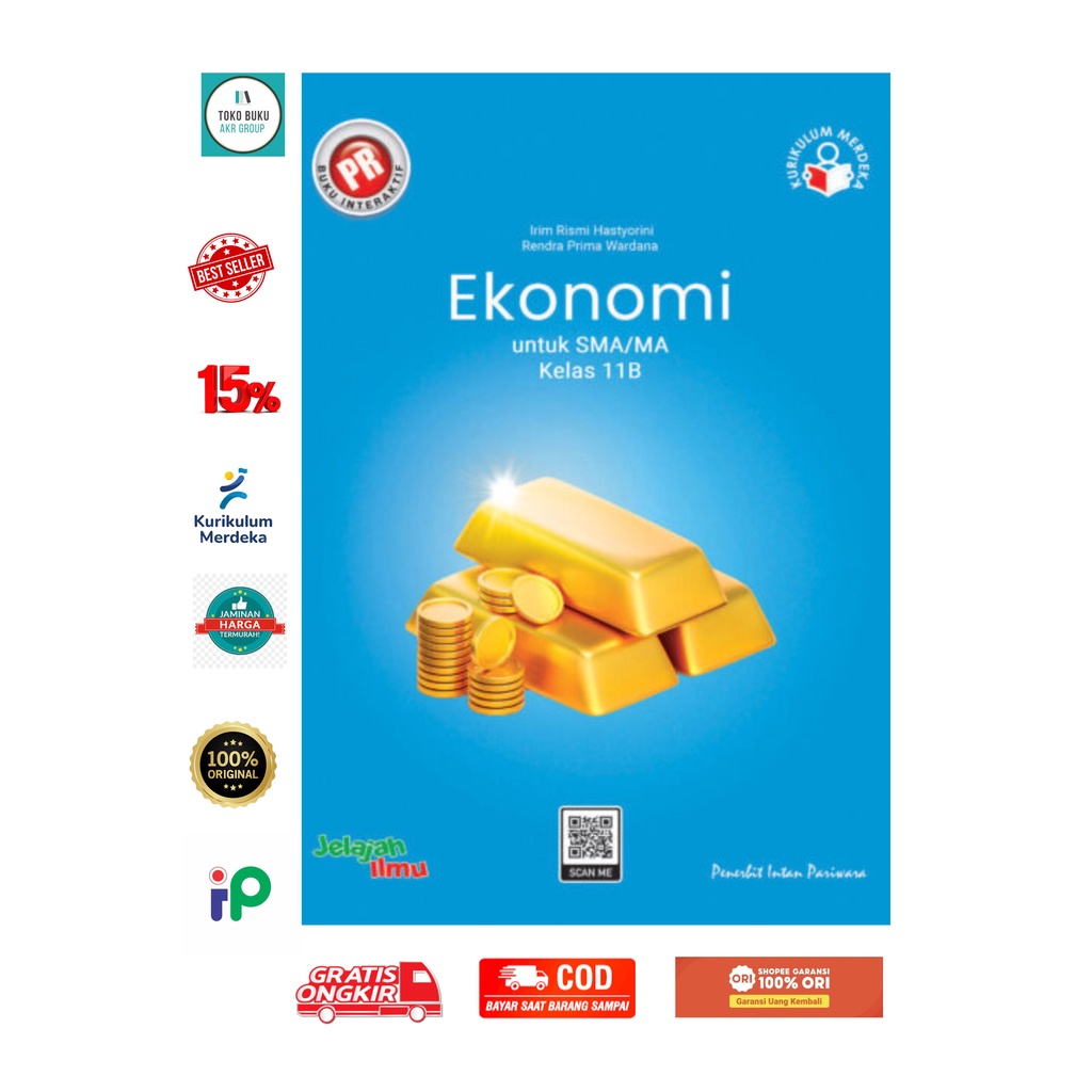 Buku PR/LKS interaktif EKONOMI SMA Kelas 11 Semester 2 Kurikulum Merdeka Tahun 2024