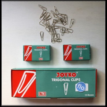 

CLIP KERTAS, TRIGONAL CLIP, PAPER CLIP NO.3 JOYKO