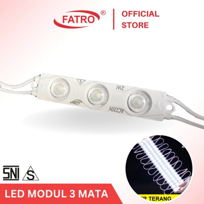 LED MODUL 3 MATA SA 2835/220V/ LED 3 MATA / LAMPU LED 2835/220V