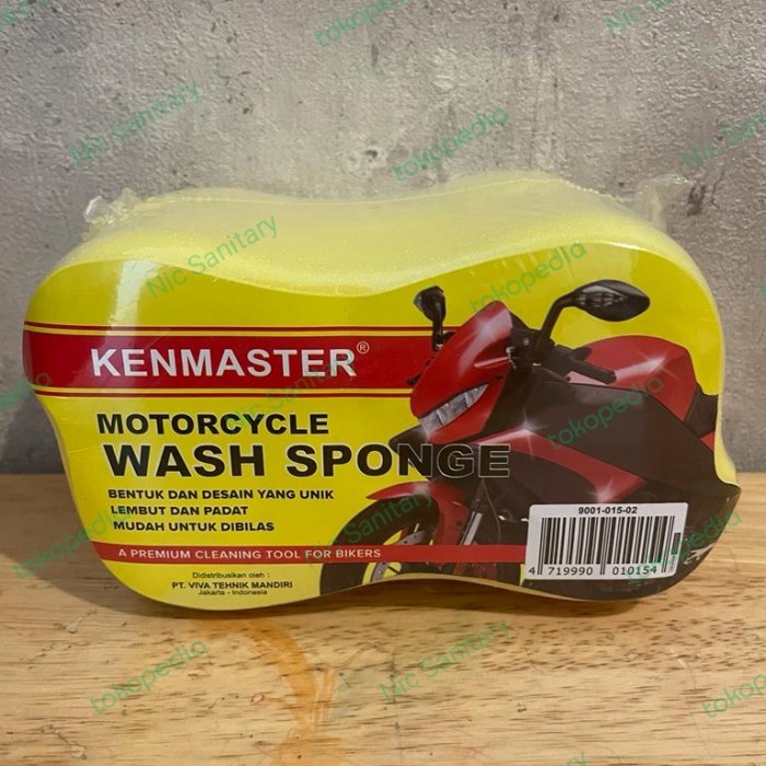 Busa pencuci motor mobil KENMASTER wash sponge 2 lapis busa spons