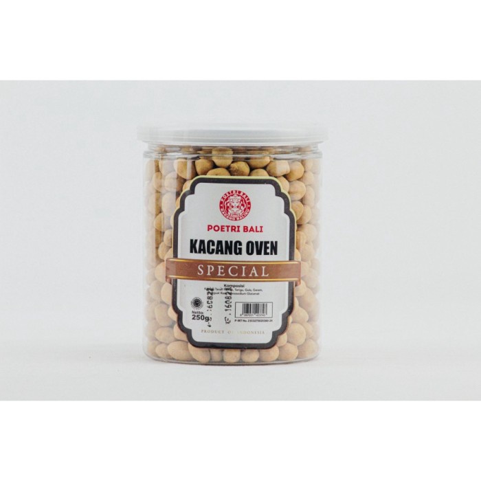 

Poetri Bali Kacang Oven Spesial Toples 250gr -Putri Bali Kacang Oven