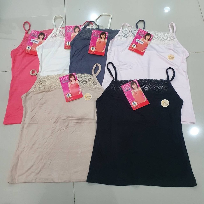 TANKTOP WANITA MERK RUNBEIZI - pink fanta