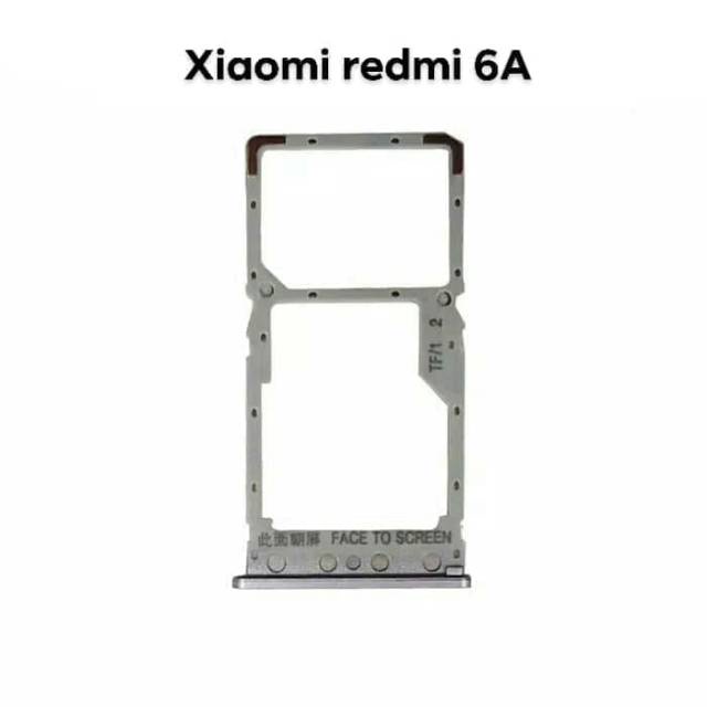 Sim Tray Xiaomi Redmi 6A Slot Lock SimSlot SimLock SimTray HP Redmi6a