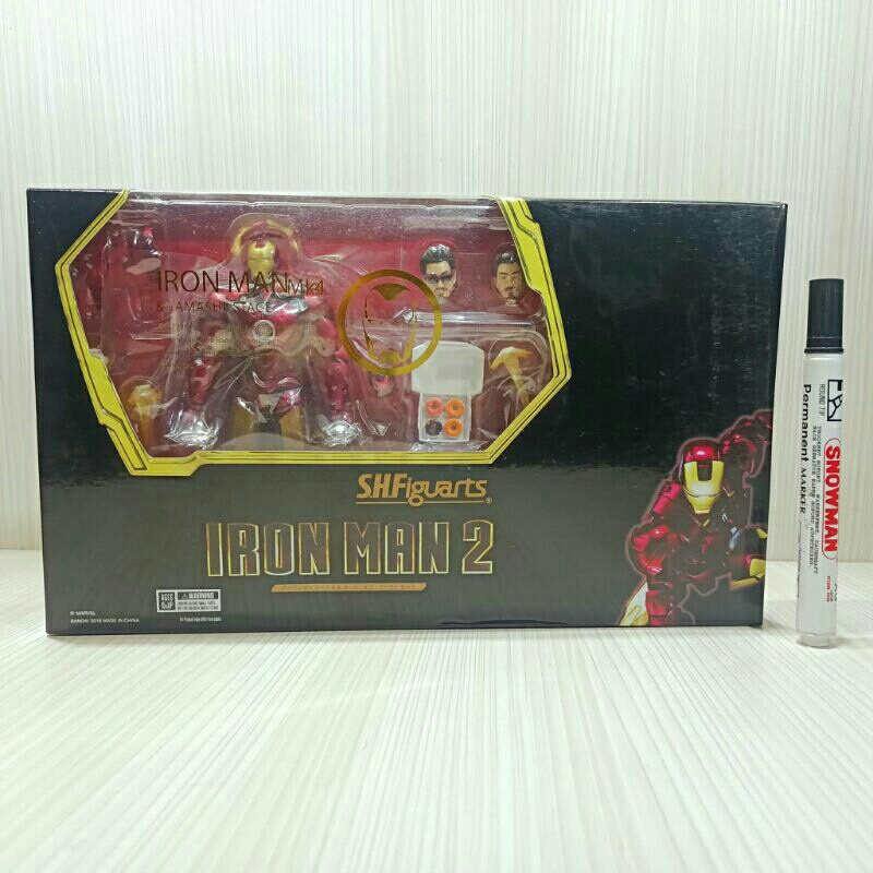 Mainan action figureShf recast iron man tony stark mark 4 with accessoriesTinggi sekitar 6 inchArtik