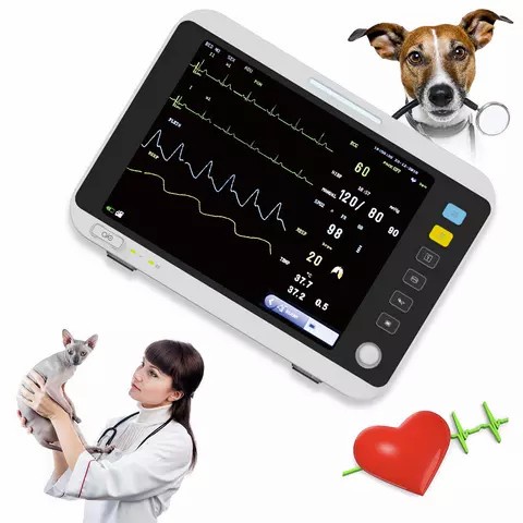 MEC 1200 (Vetenery ) 12.inch color patient Monitor ECG-NIBP-SPO2-TEMP