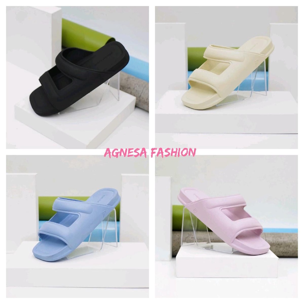 Porto Lady Fun Sandal Slop Tali 2 Jelly Sendal Karet Wanita