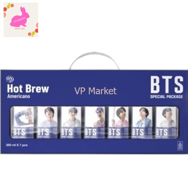 

BTS Coffee Americano Spesial Edition 350ml X 7 Botol/Box
