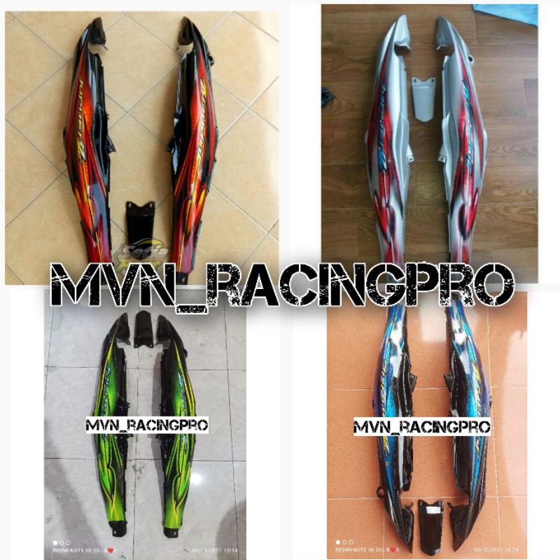 BISA COD Cover bodi body belakang set plus striping Yamaha Jupiter Z New Burhan Kualitas terjamin ba