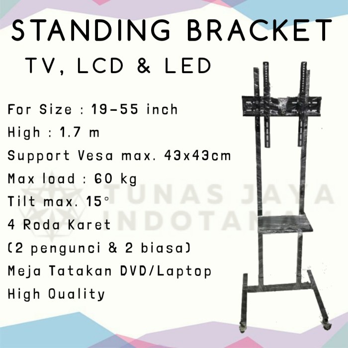 Standing Bracket TV LCD &amp; LED - 14 - 40 inch