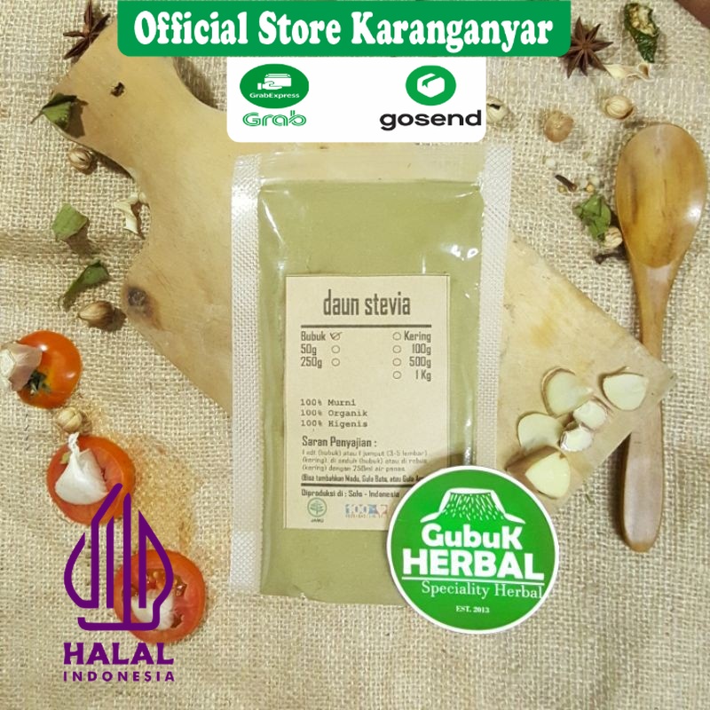 

DAUN STEVIA BUBUK 250 GRAM / Stevia Rebaudiana / BUBUK HALUS / MURNI TANPA CAMPURAN