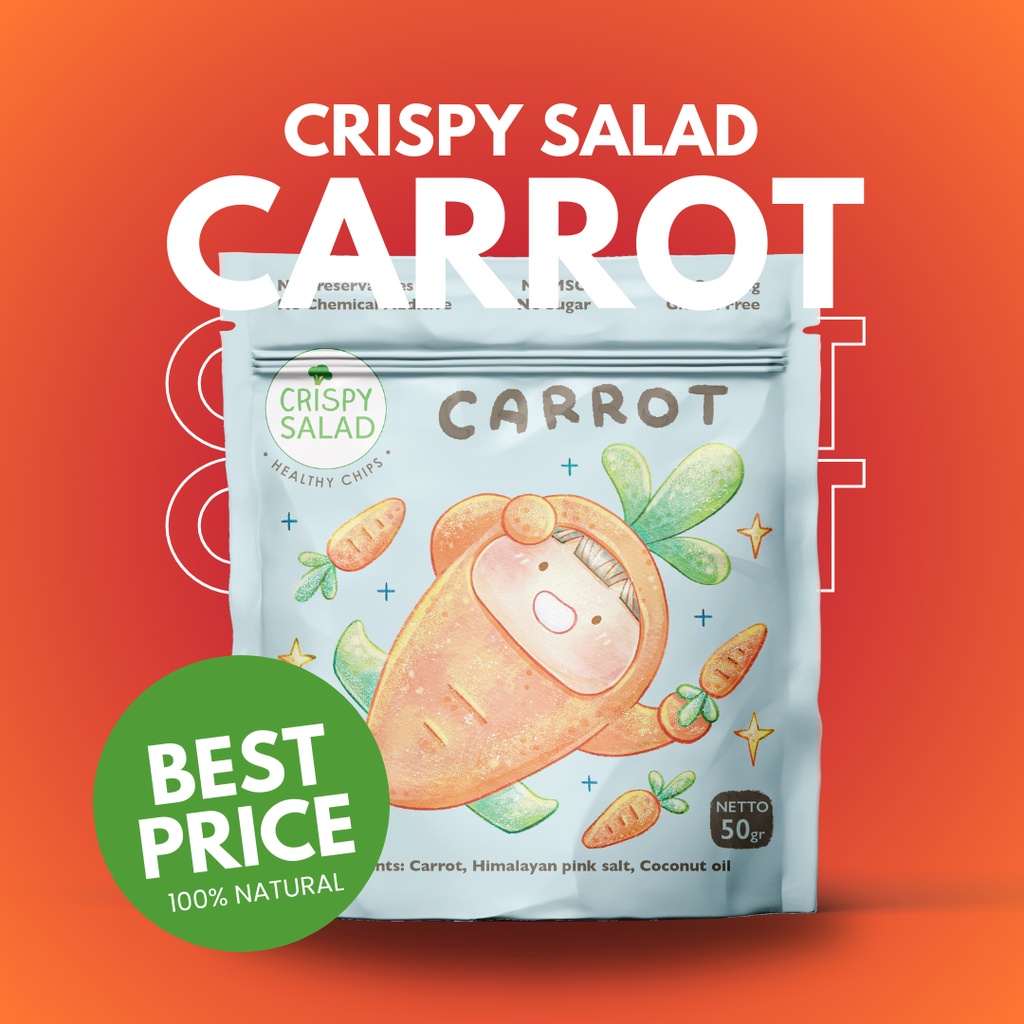 

Crispy Salad Carrot 50gr