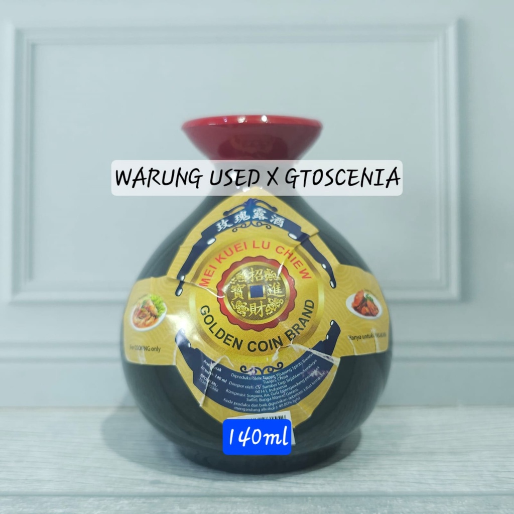 

Golden Coin Mei Kuei Lu Chiew 140ml (Arak Masak)