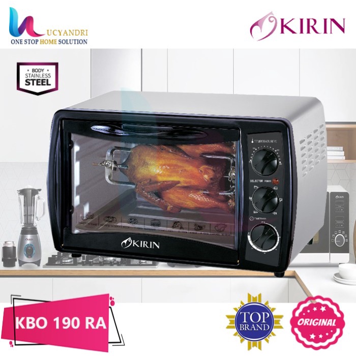 Kirin Oven Listrik KBO -190 RA / 190 (19 Liter) ORIGINAL Microwave
