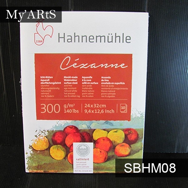 

Hahnemuhle Watercolour Paper Cezanne Hot Pressed 24X32 cm 300 gsm 10 Sheets